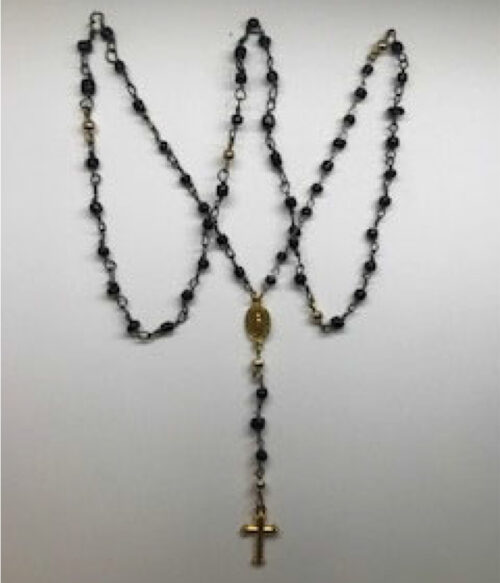 Devotion Black Rosary