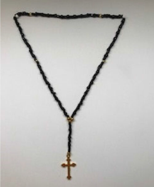 Devotion Handmade Black Rosary