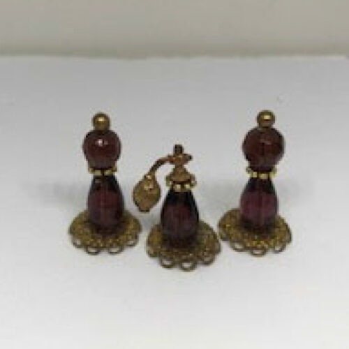 One of a Kind Hand Blown Perfume Set