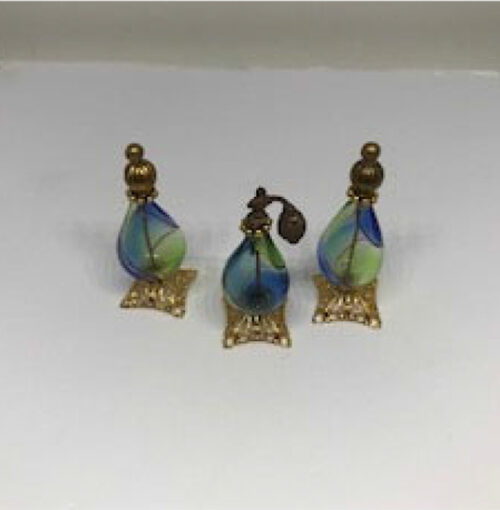 Tall Hand Blown Perfume Set