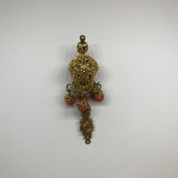 K - 2 Coral Glass Beads