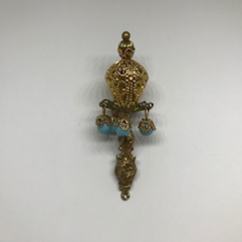 K- 3 Blue Glass Beads